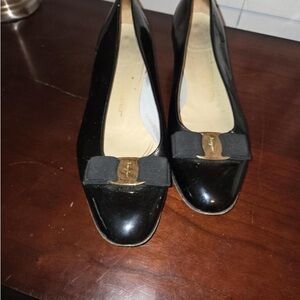 Ferragamo rich old lady shoes